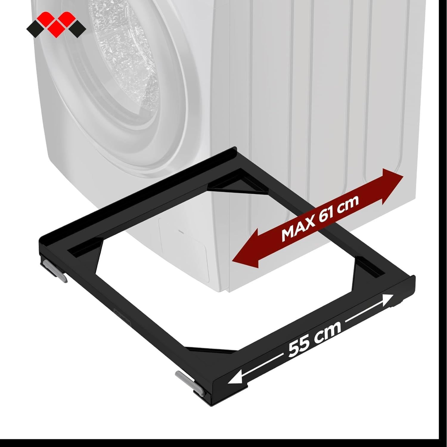 Meliconi BASE MOVE BLACK SIOC – Bild 3