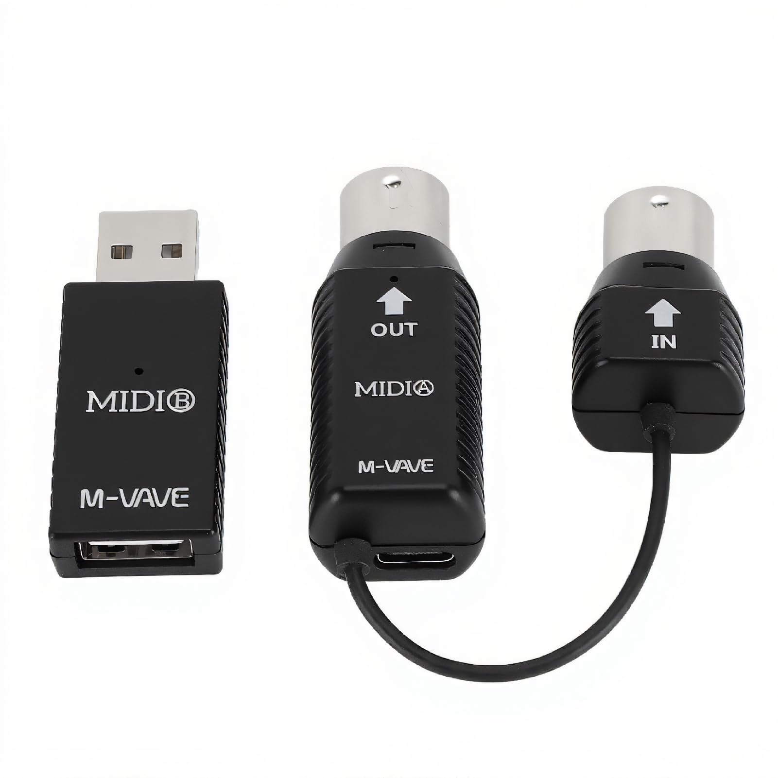Reaktionsschneller Kabelloser MIDI-Adapter, Geringe Latenz, 3 Ms Übertragung, Kompatibel mit IOS, OS X,
