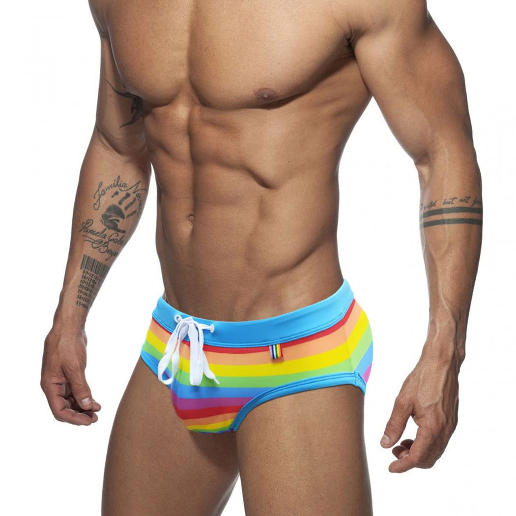 Bañador de Natación Slip para Hombre Traje de Baño de Secado Rápido Moda Shorts Swimming Calzoncillos YK24
