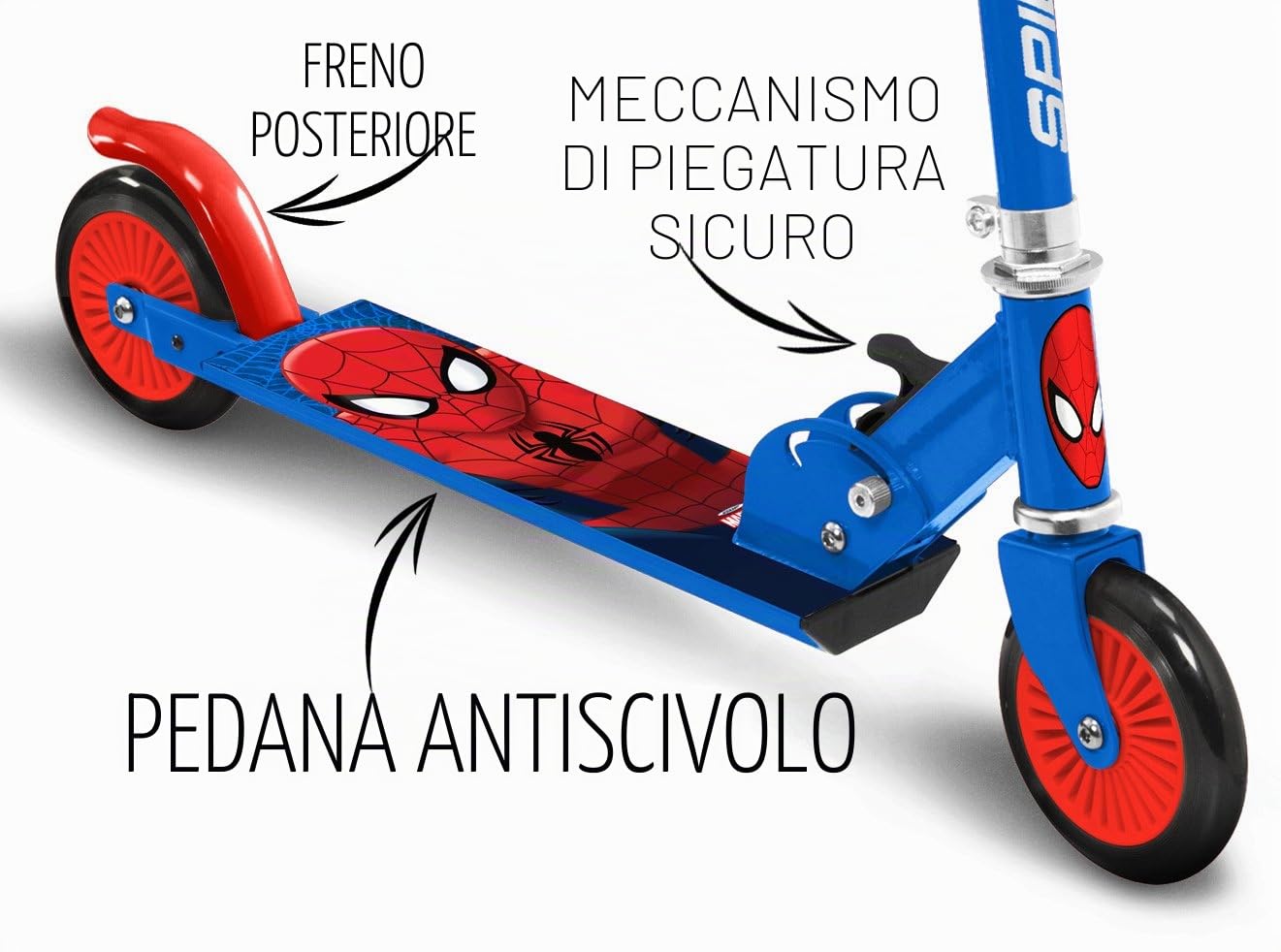 Stamp sm250042 Monopattino Pieghevole ragazzo, Blu