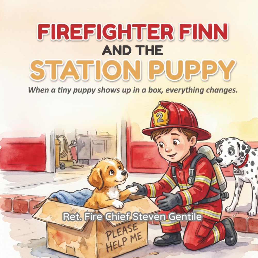 Firefighter Finn and the Station Puppy: When a tiny puppy shows up in a box, everything changes. (new illustrated books for firefighter finn)