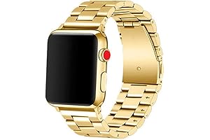 Libra Gemini Compatible Replacement Stainless Steel Metal Band for Apple Watch
