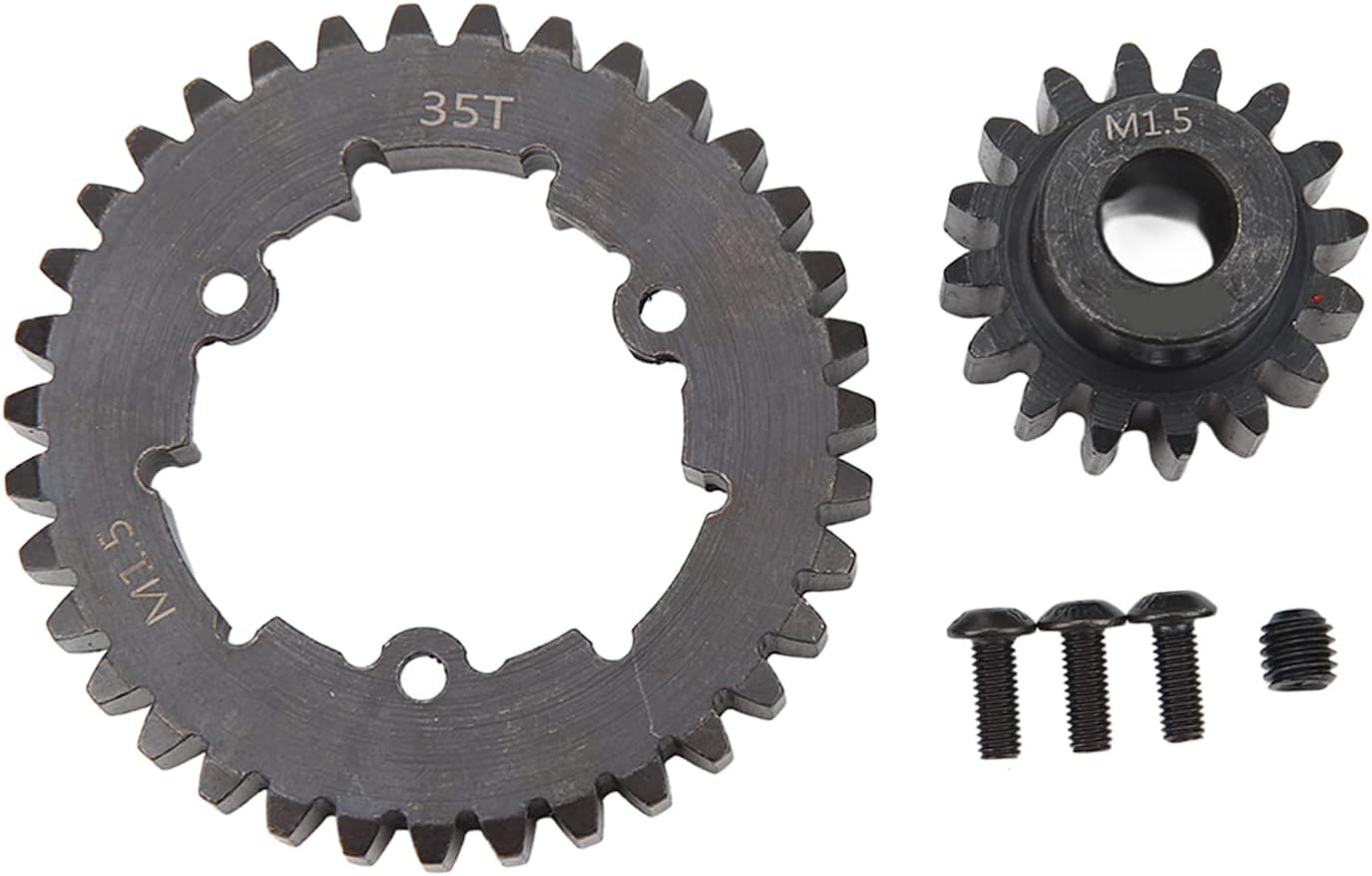 RC Gear Pinion, Spur Motor Gear Set Steel RC Spur Gear Pinion for X Maxx 6S 8S 1/5 RC Car (18T)