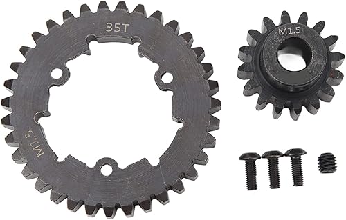Miniatura 5 de TOPINCN RC Spur Gear Pinion, Wear Resistant Replacement Reliable Improve Performance Steel Upgrade Part RC 35T Spur Motor Gear for X Maxx 8S for 15