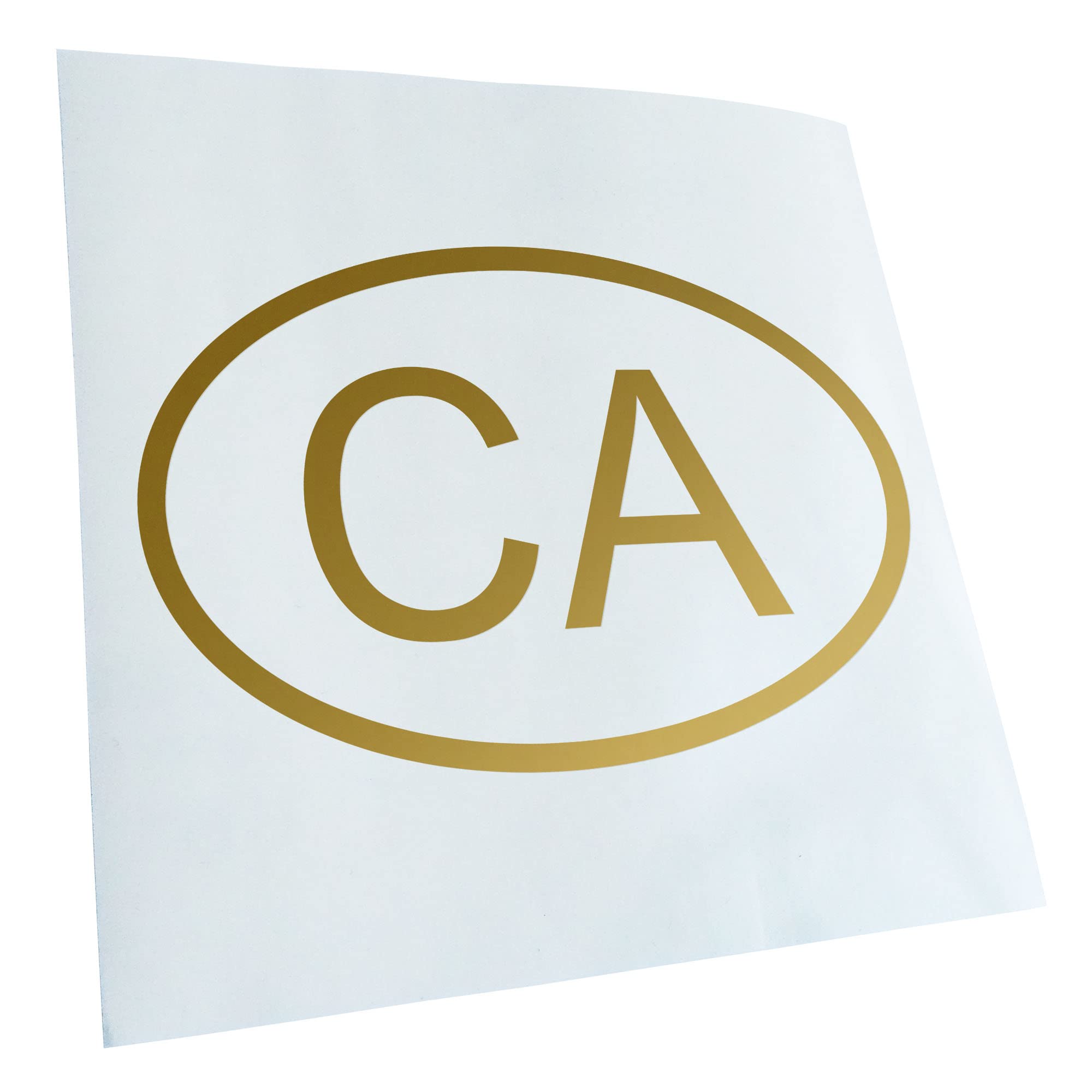 Kiwistar - Car Sticker - Gold - 50 x 33 cm Canada CA - Rear Window Car Sticker Weatherproof for Car Truck Moped Truck - Sticker Exterior Self-Adhesive Tuning Accessories for Window Vehicle Window