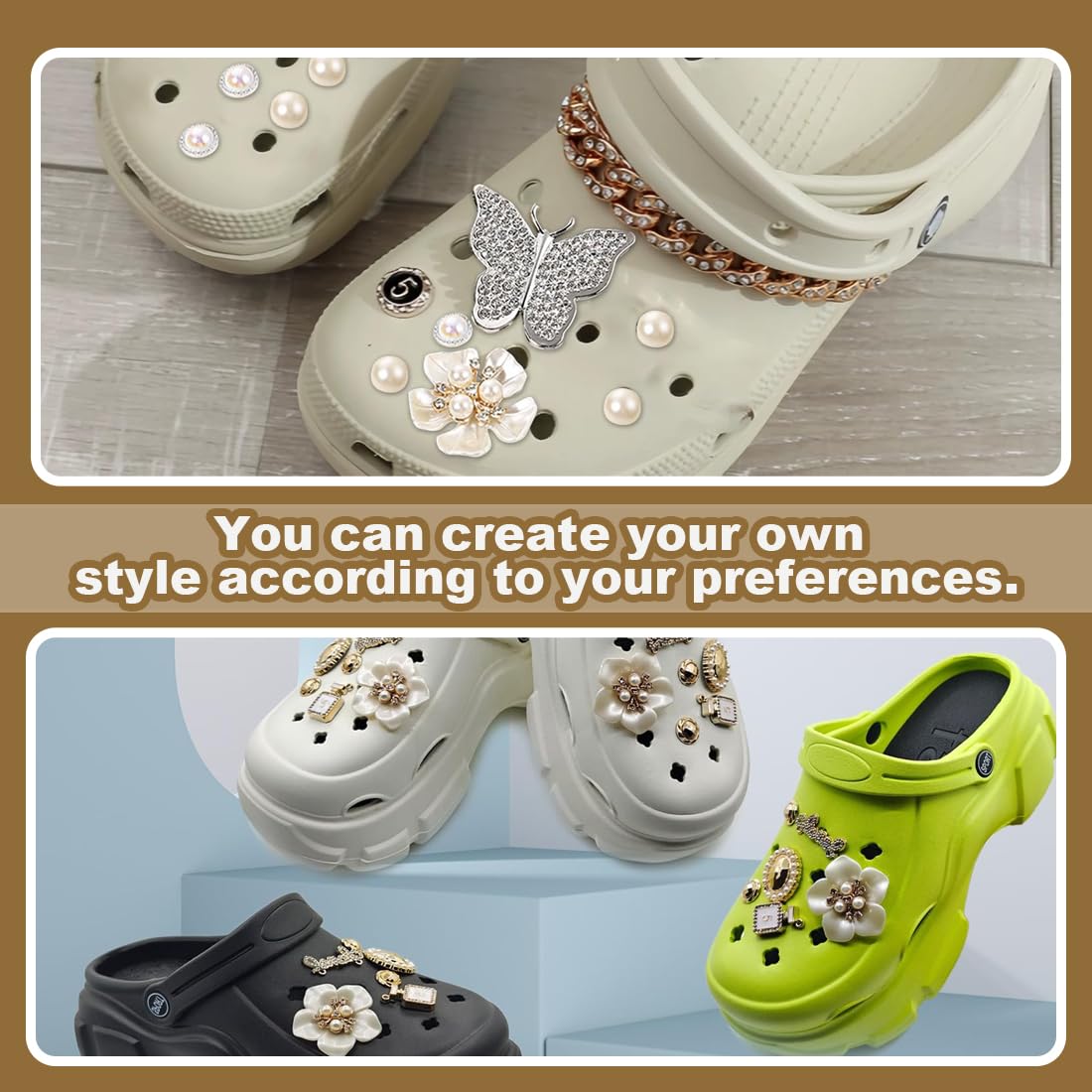 32 adornos para zapatos con diamantes de cristal, accesorios para zapatos DIY, diseño de flores, accesorios brillantes con diamantes de cristal, para cumpleaños de mujeres y niñas.