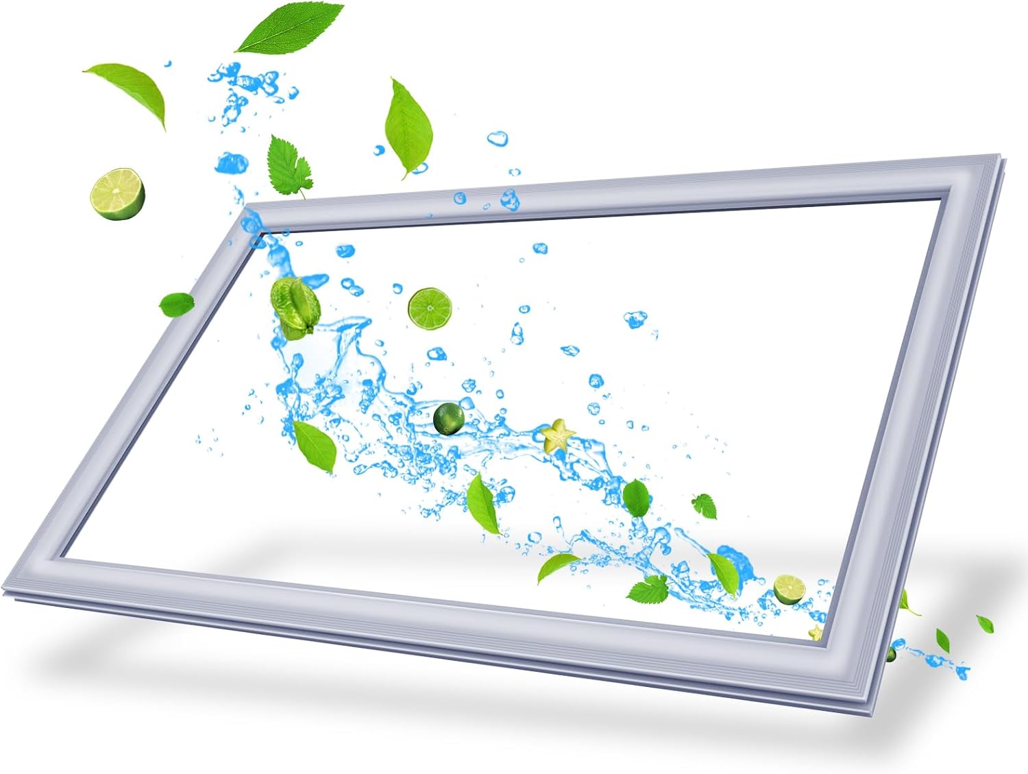 LXun Upgraded 34.8"x 23.82" DA97-12522J Refrigerator French Door Gasket Assembly Compatible with samsung Refrigerator DA97-12522J Freezer Door Gasket Replacement 3973455 AP5623489 PS4176607 Door Seal