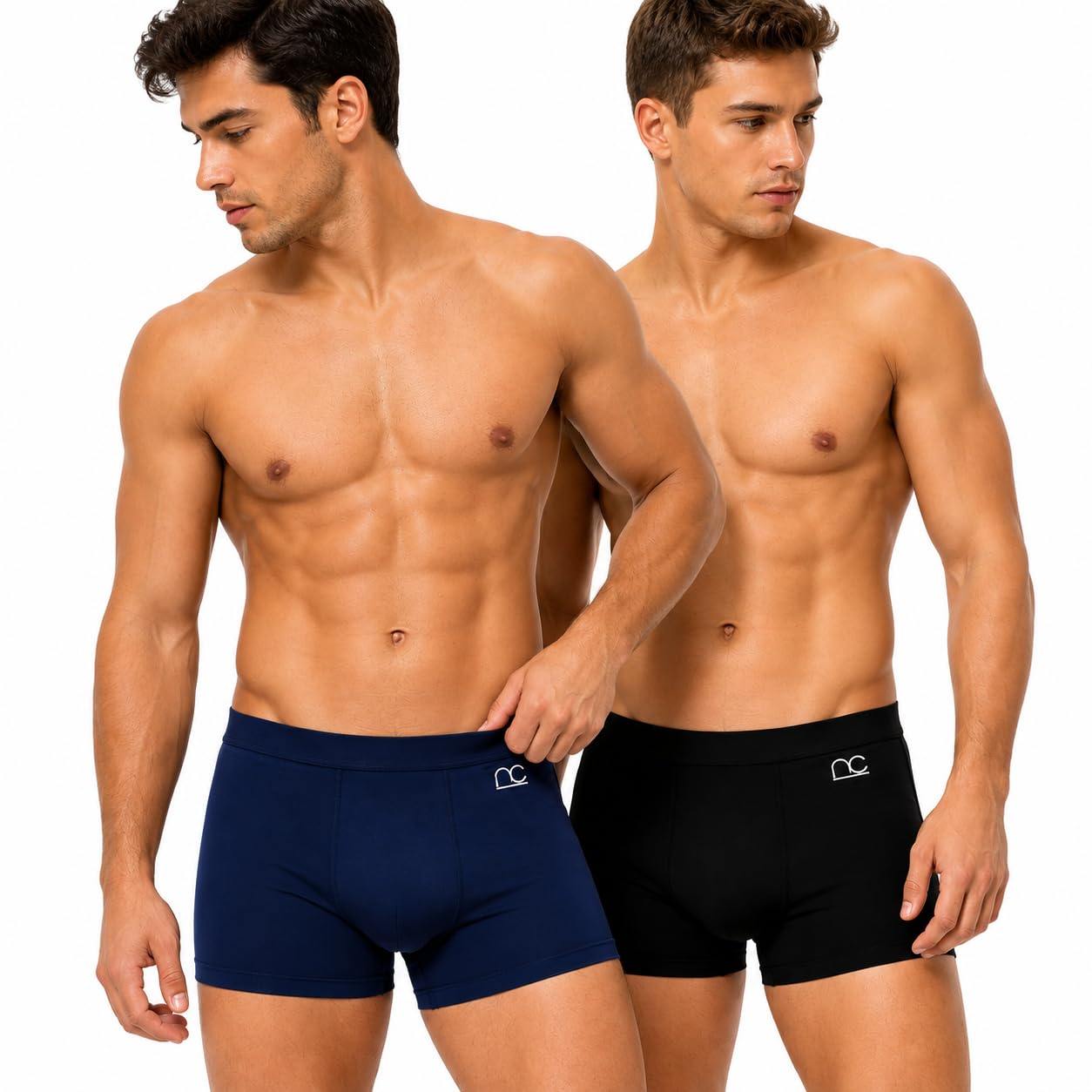 Men's Brief Boxer Pack of 2, Ice Silk, Solid, Regular Fit-picture-19