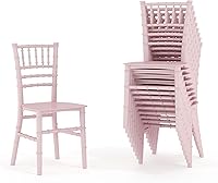 Flash Furniture Hercules Series Pink Kids Event Chairs, Set of 10 - 330 lb Capacity, Stackable Resin Chairs for Parties, Weddings & BBQs