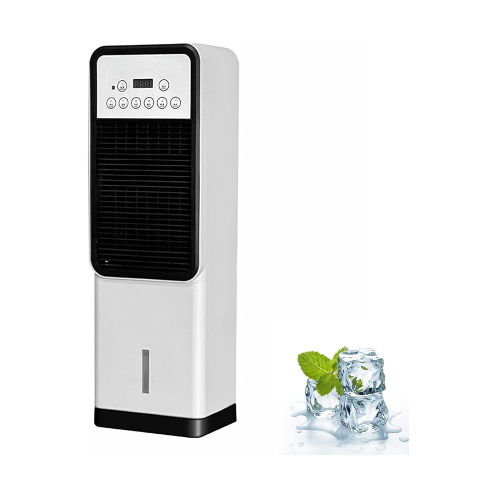 Aire Acondicionado Portátil, Climatizador Evaporativo con Mando A Distancia: Aparato con Doble Función De Refrigeración Y Calefacción, Ideal para Habitaciones, Oficinas Y Acampadas