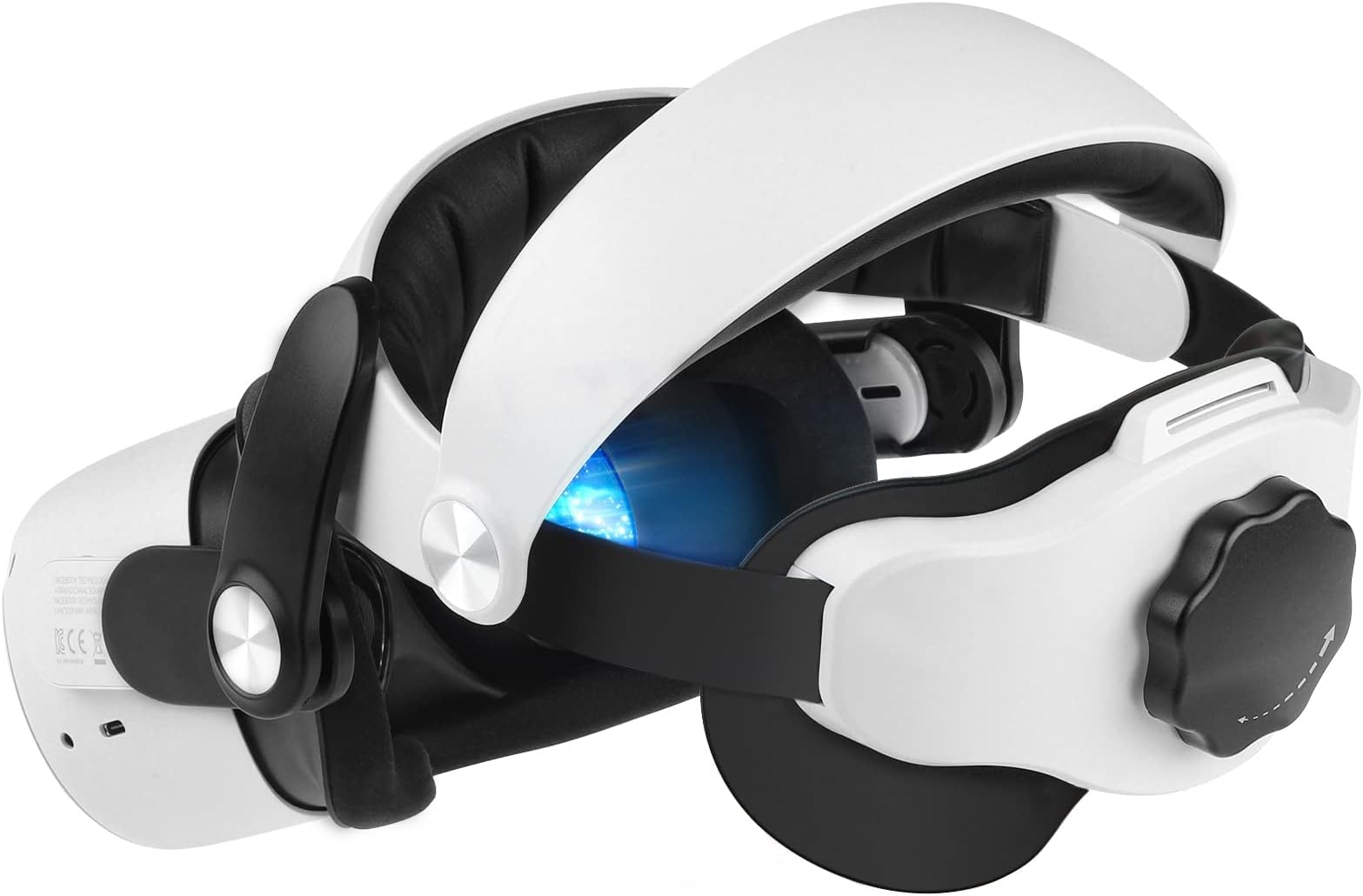 NEWENMO Adjustable Head Strap for Meta/Oculus Quest 2 Enhanced Support and Comfort, Upgraded Head Strap Reduce Head Pressure, with Quest 2 Accessories in VR