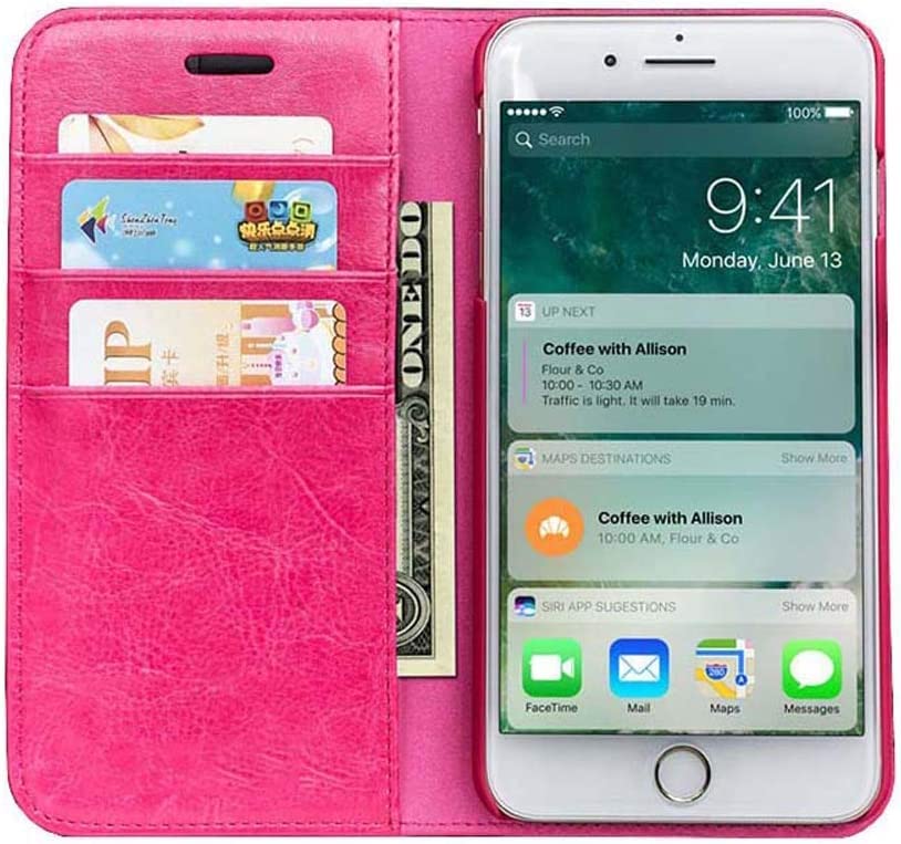 Housse portefeuille iPhone SE 2Nd idéale pour voyager léger avec ses emplacements cartes