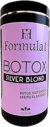 Formula1 Selante Capilar Silver Blond Matizador Profissional, Efeito Platinado, 1kg, Tratamento para Cabelos Loiros