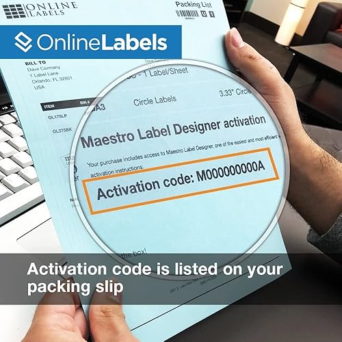 Miniatura 6 de Tarjeta de visita - 3.5 x 2 - Paquete de 1000 tarjetas, 100 hojas - Impresora de inyección de tintaláser - Online Labels