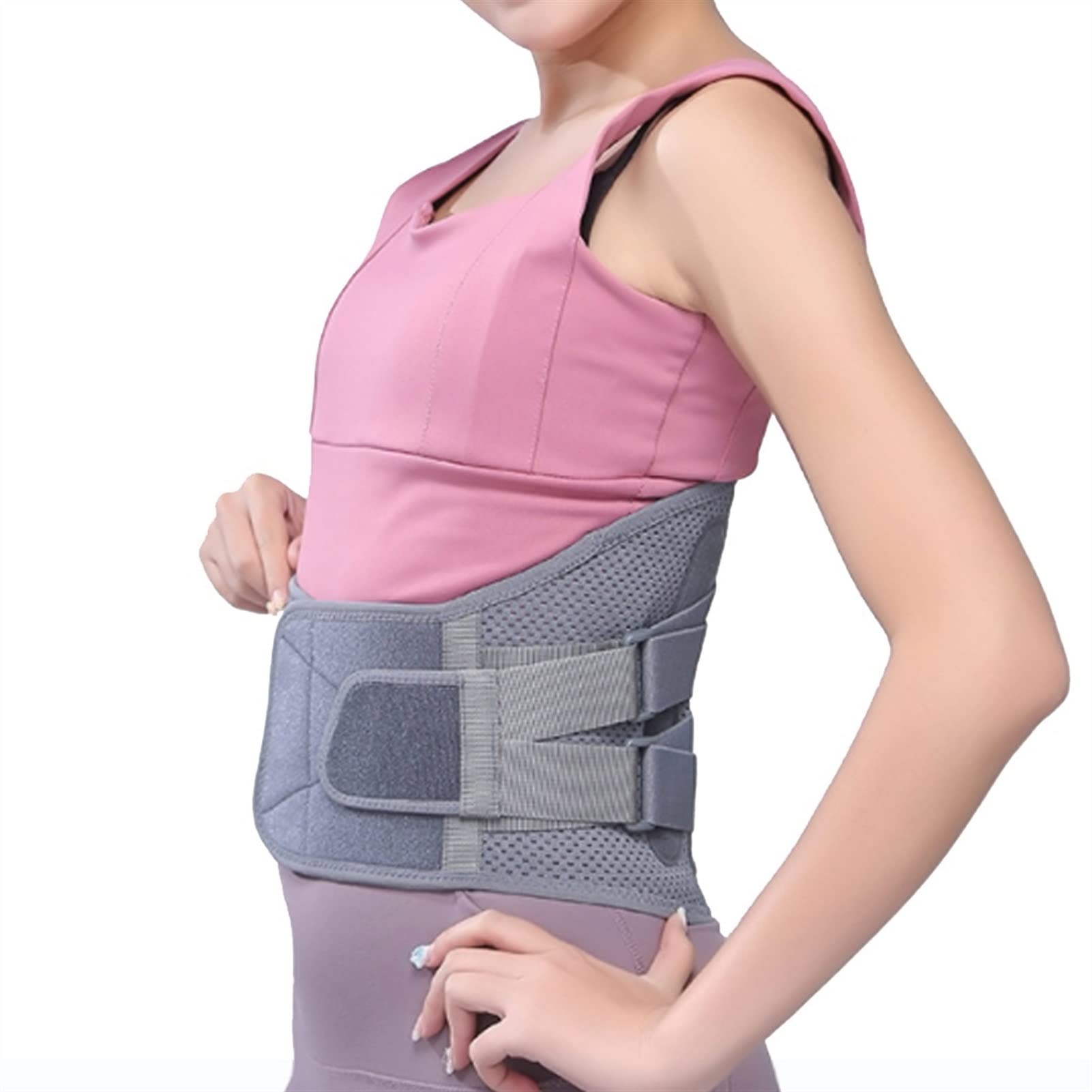 CDZL Cinturón De Protección Lumbar Tratamiento De La Hernia De Disco Y De La Distensión Muscular Protección De La Cintura para Hombres Y Mujeres Soporte Ortopédico para La Columna Vertebral