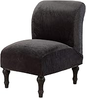 Vista 21 de MIFXIN Funda elástica para silla sin brazos, funda protectora de muebles extraíble y lavable para sala de estar, dormitorio, hotel (jacquard beige)