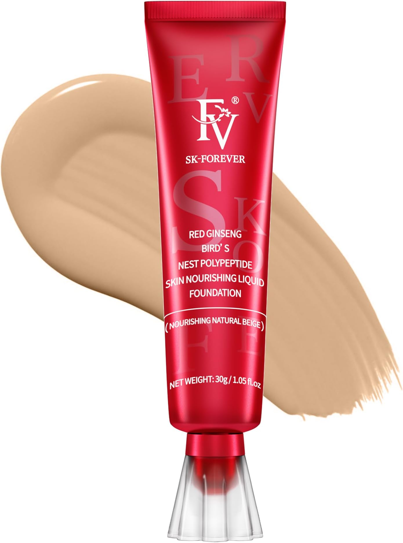 FV Dewy Foundation - Lightweight, Medium Coverage, Long Lasting, Hydrating for Dry/Combination Skin, Nourishing Beige