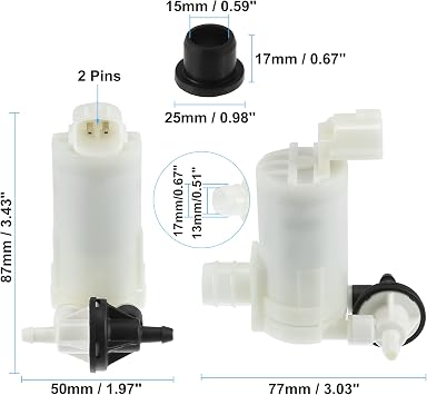 ACROPIX Windshield Washer Motor Pump Fit for Nissan Quest for Infiniti QX50