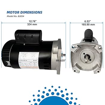Amazon.com: B2854 1-1/2HP, Replaces Century/AO Smith Pool