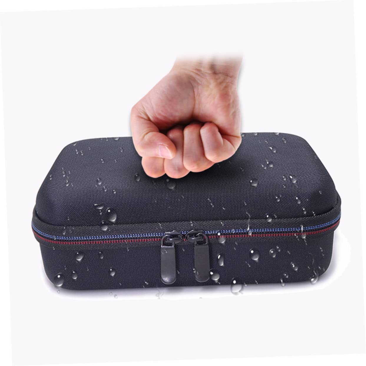 POPETPOP Custodia per Rasoi da Viaggio in Eva Resistente All’usura, Borsa Compatta Nera per Organizzare Accessori da e Proteggere Elettricità Portatile