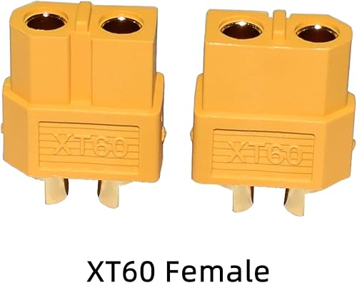 Miniatura 5 de 10 pares de conectores XT60 XT60 macho y hembra, conectores de alimentación de bala, adecuados para RC Lipo batería de control remoto de automóviles