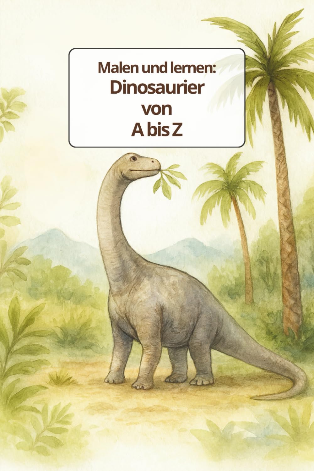 Malen und lernen: Dinosaurier von A bis Z: Mit Schreibübungen und liebevollen Ausmalbildern für Kinder ab 4 Jahren im Taschenbuchformat (Malen und lernen – von A bis Z)