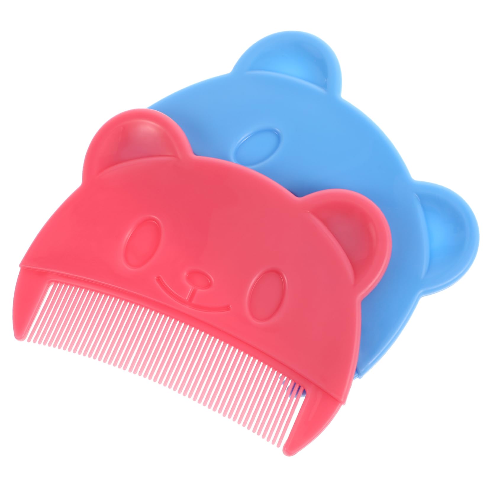 ibasenice Cute Baby Combs Set Baby Shampoo Brush Cradle Cap Removal Comb for Newborns