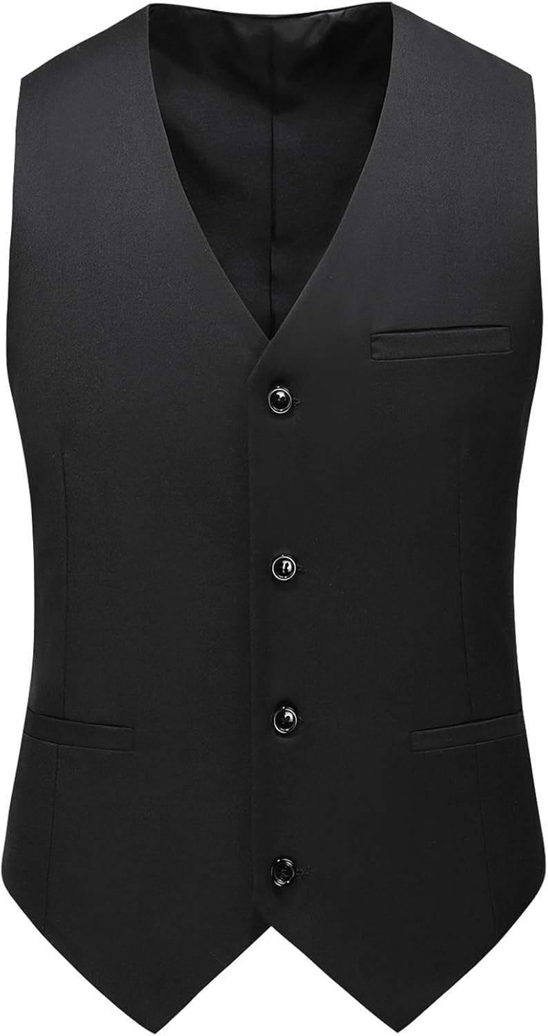 Men's 3 Piece Suit Slim Fit Double Breasted Tuxedo Formal Blazer Pants Vest Suit Set for Wedding Casual Business - Image 4