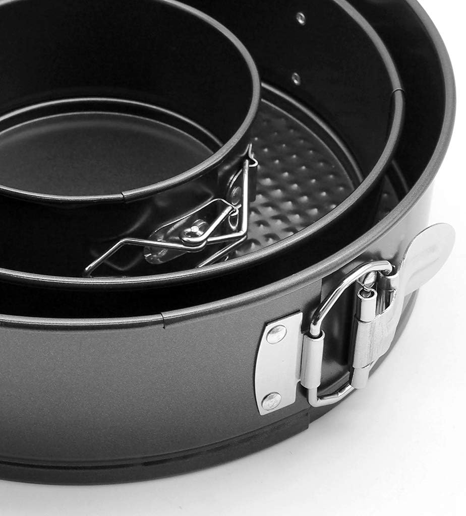 Baking Cake Pan Round Bread Mold with Removable Bottom Quick-Release Non-Stick Coating Cake Pan Carbon Steel Material