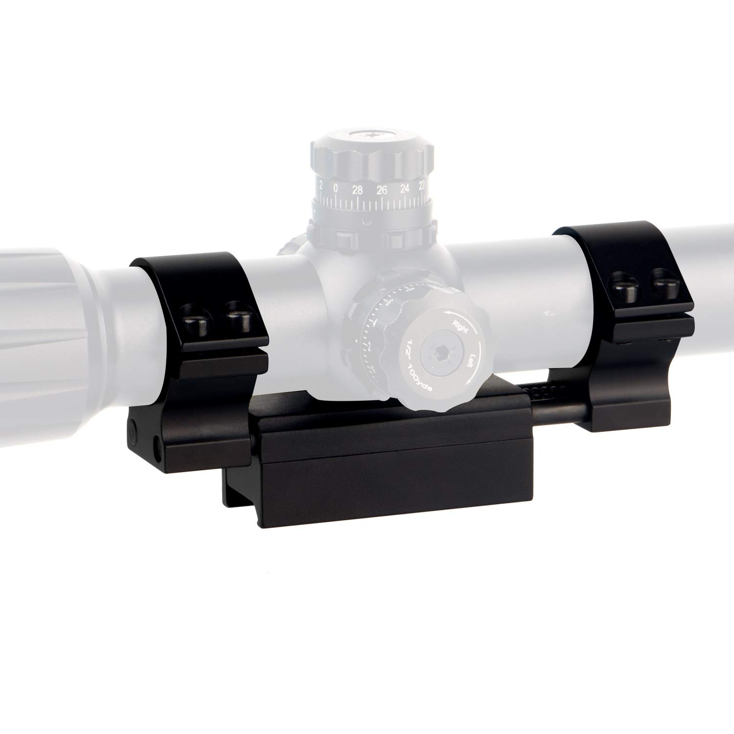 Picatinny-Montageringe Taktisch Mount-Ringe 30 mm / 25,4 mm Optische hochverstellbare Zero Recoil-Montage mit Anschlagstift
