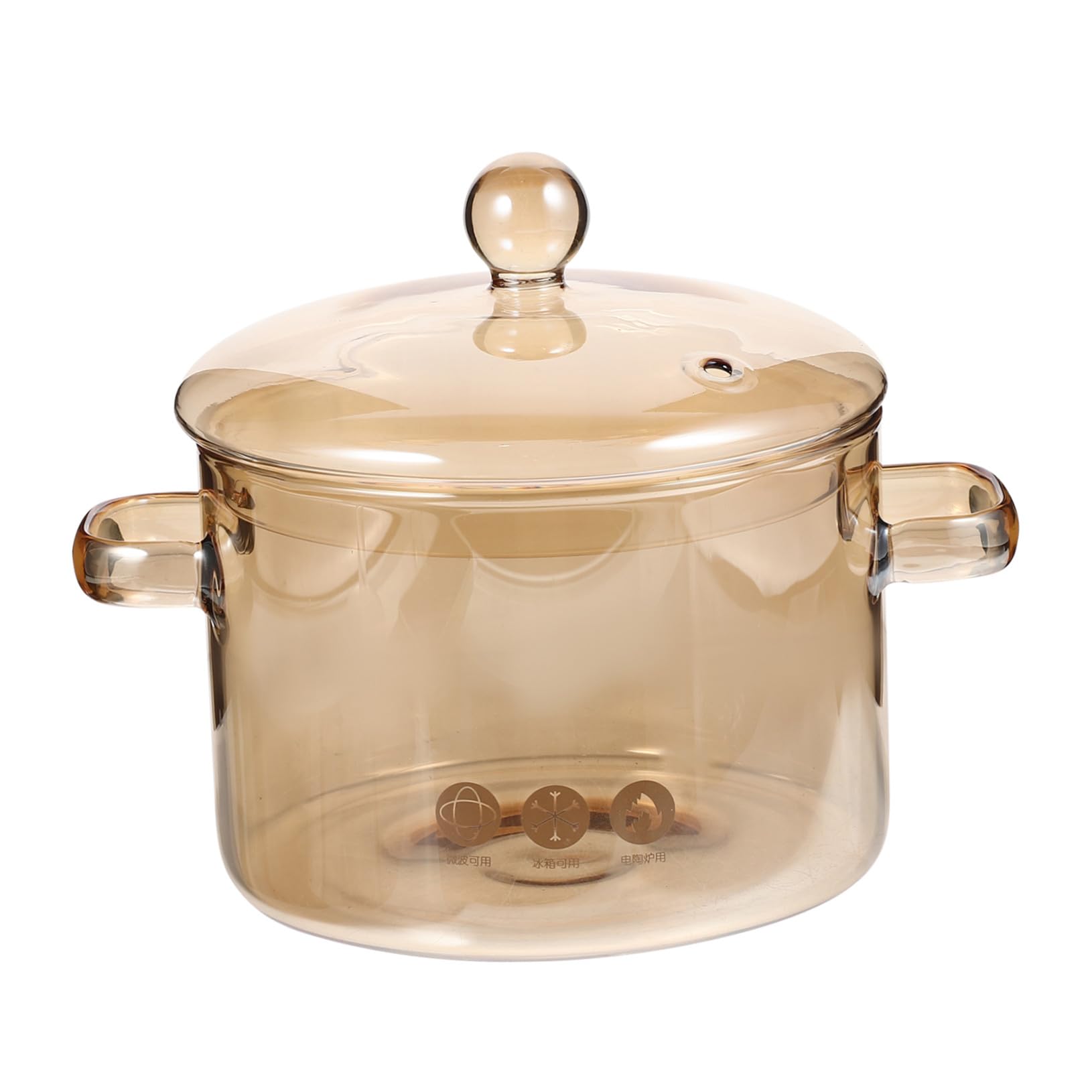 Casserole en verre transparent pour nouilles et ragoûts en famille