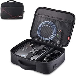 Projector Case, Projector Travel Carrying Bag Internal Dimension 14.5"x10.6"x3.9" with Adjustable Shoulder Strap & Compartment Dividers for for Acer, Epson, Benq, LG, Sony (Large)