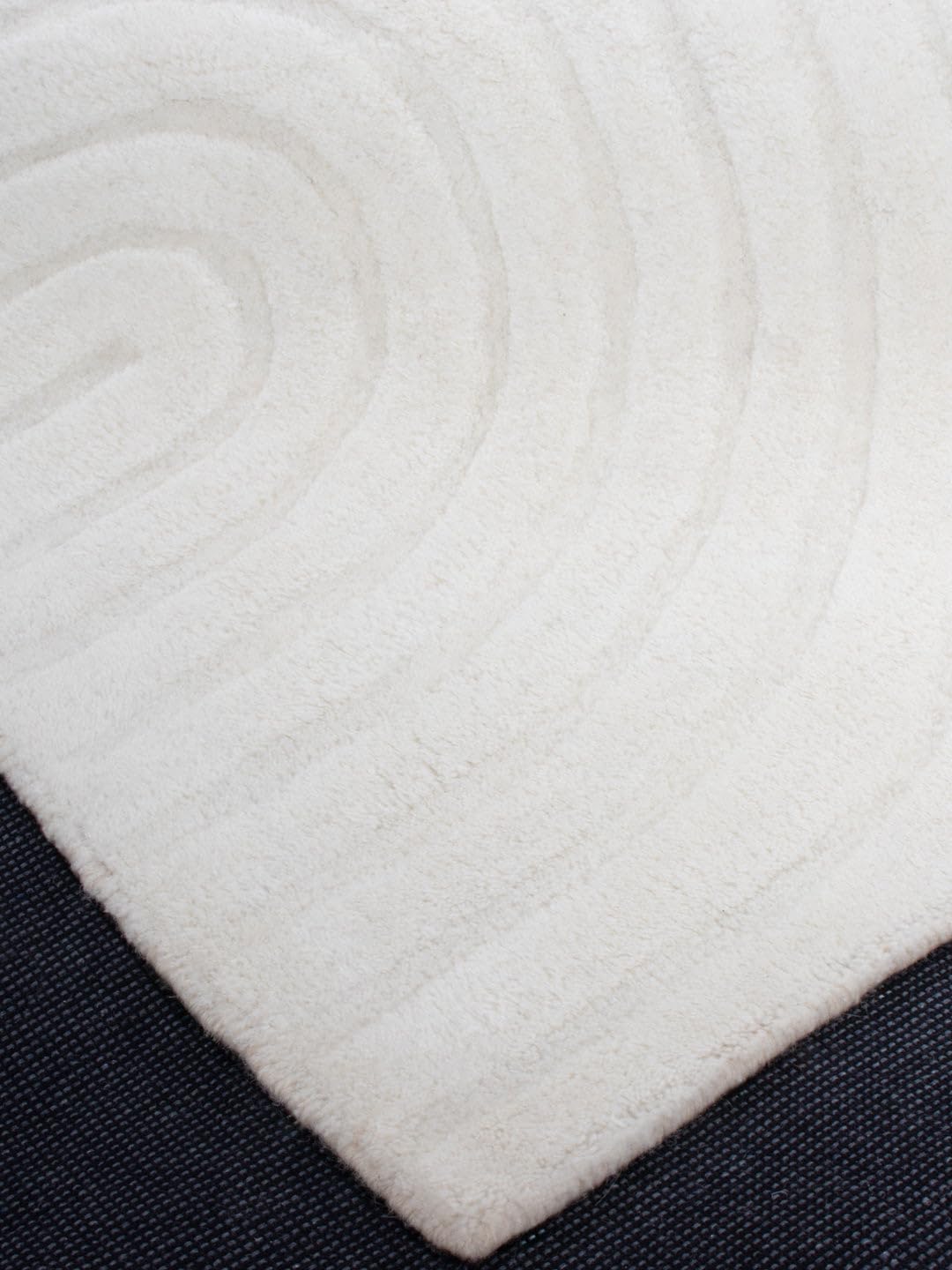 Morgenland Wollteppich Naturals Handgetuftet 100% Schurwolle Einfarbig Beige 180 x 120 cm Rechteckig Wohnzimmer, Esszimmer