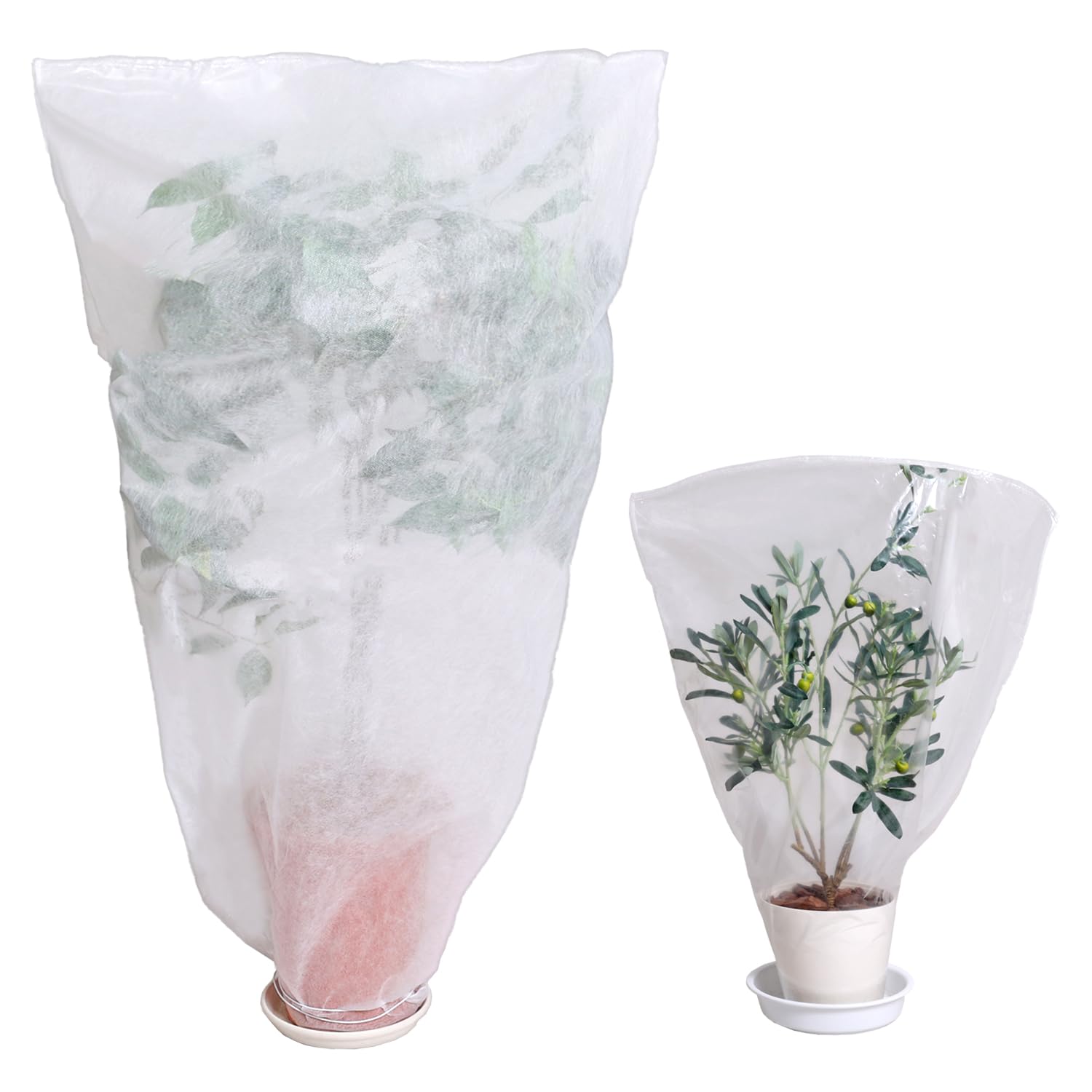 Amazon.co.jp: アストロ 植物保護カバー 植木が見える透明×ホワイト 5