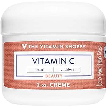 Amazon.com: The Vitamin Shoppe Vitamin C Crème, Firms and