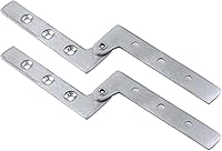 Vista 9 de Antrader Bisagra giratoria de 360 grados para ventana o puerta, paquete de 4, color negro