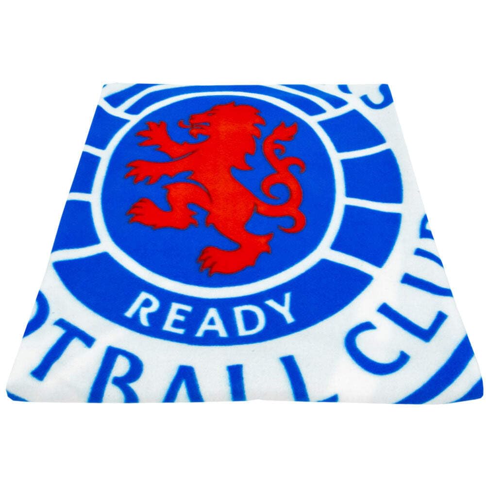 Rangers Glasgow F.C. Fleecedecke, superweich, Blau, ca. 127 x 150 cm