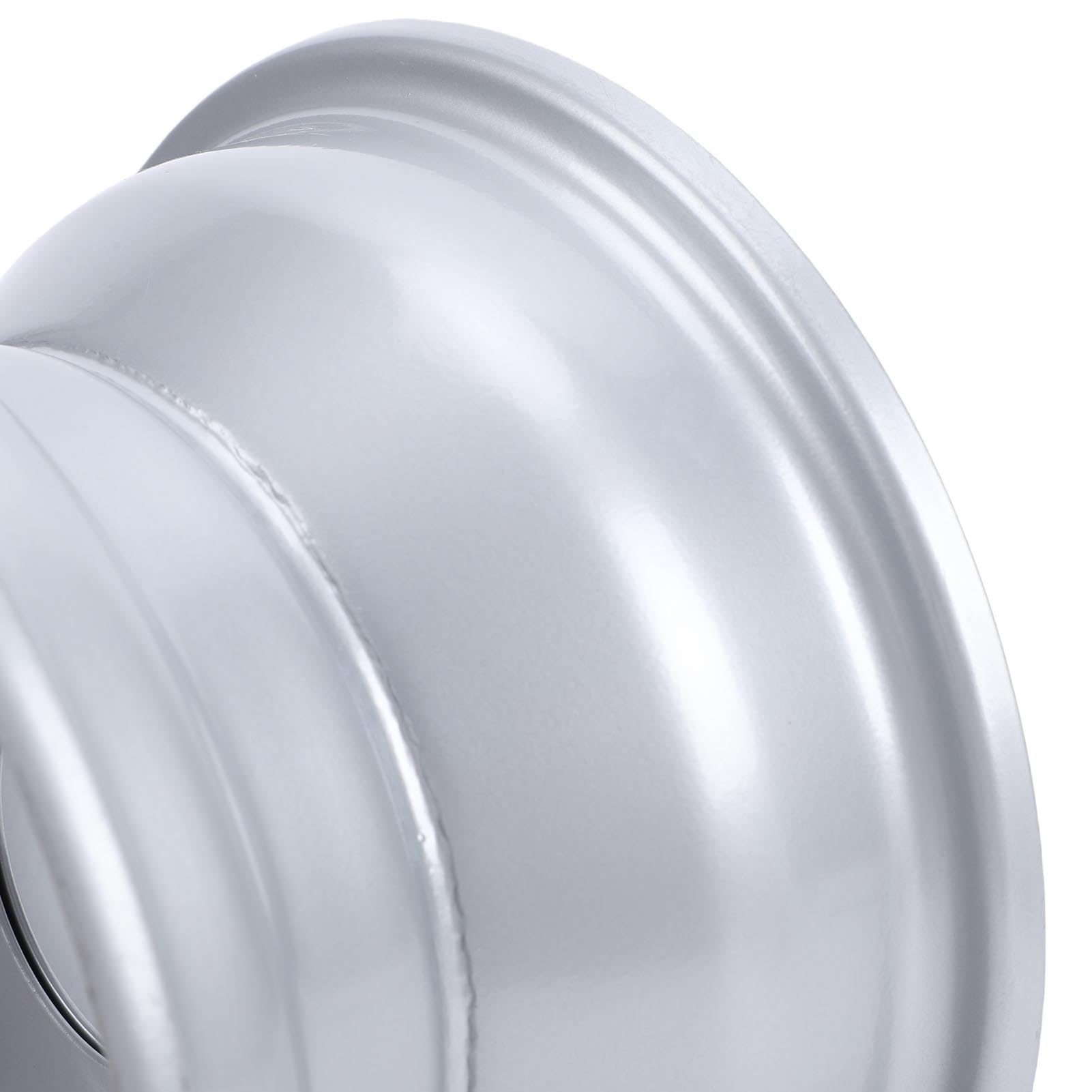 Ausla Llantas de Acero de 16x8-7 para ATV, Buje de Rueda de 7 Pulgadas con 3 Agujeros para Tornillos para Kazuma Quad ATV Go Kart UTV, Neumáticos Todoterreno de 125ml y 150ml. (SILVER)