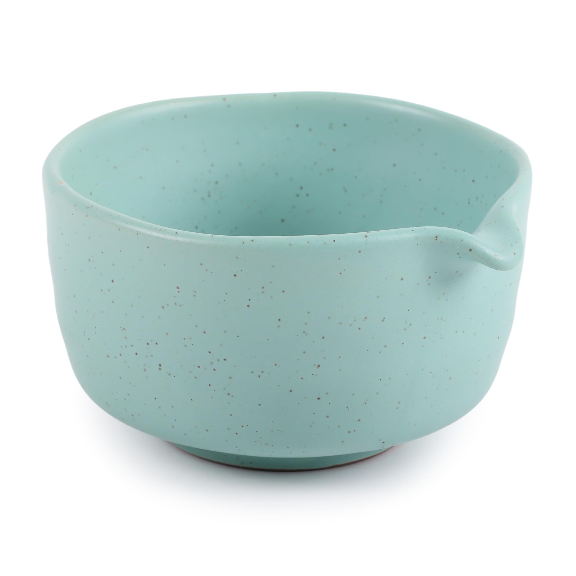 BambooMN Matcha Traditional Tea Bowl - Matte Green - 1 Piece