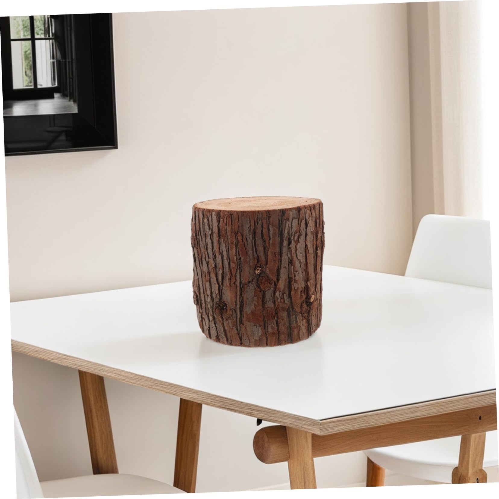 Mobestech Ceppo Di Legno Naturale Per Tavolino Da Caffè Base Espositiva Forma Di Tronco d Albero Supporto Per Decorazioni Fai Da Te e Eventi Speciali
