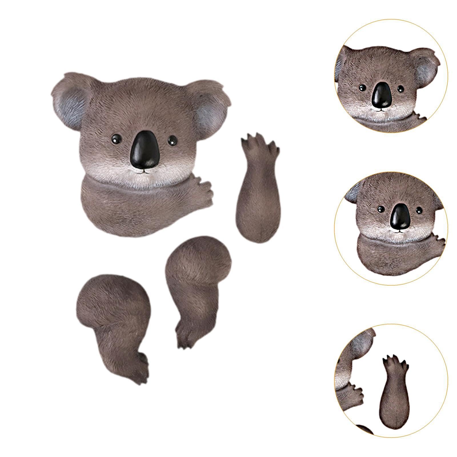 Amazon | Qialexicon 動物の木登り彫刻ツリーオーナメント樹脂