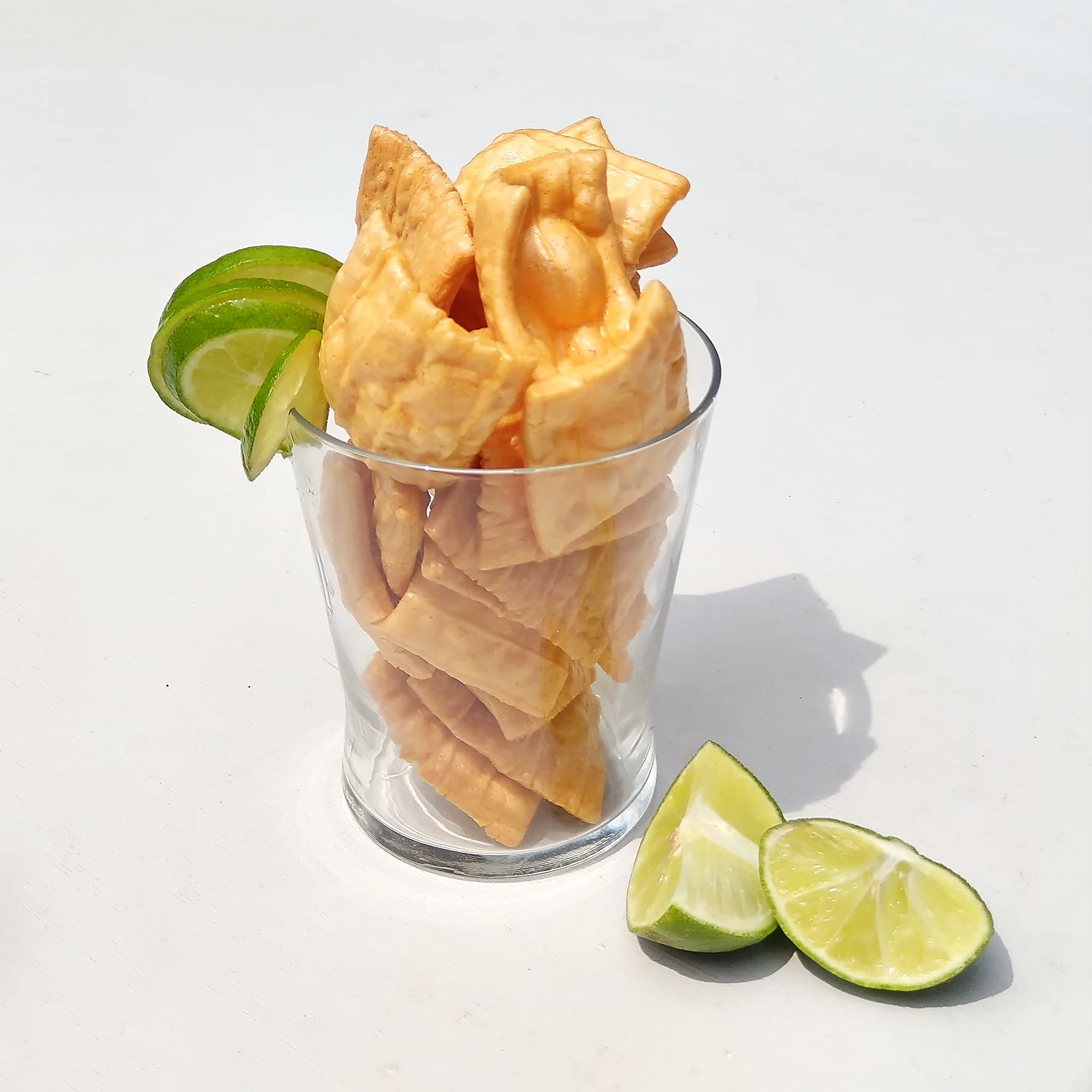 Roues de wagon mexicaines ou roues à broches, chicharron végétalien mexicain.200g