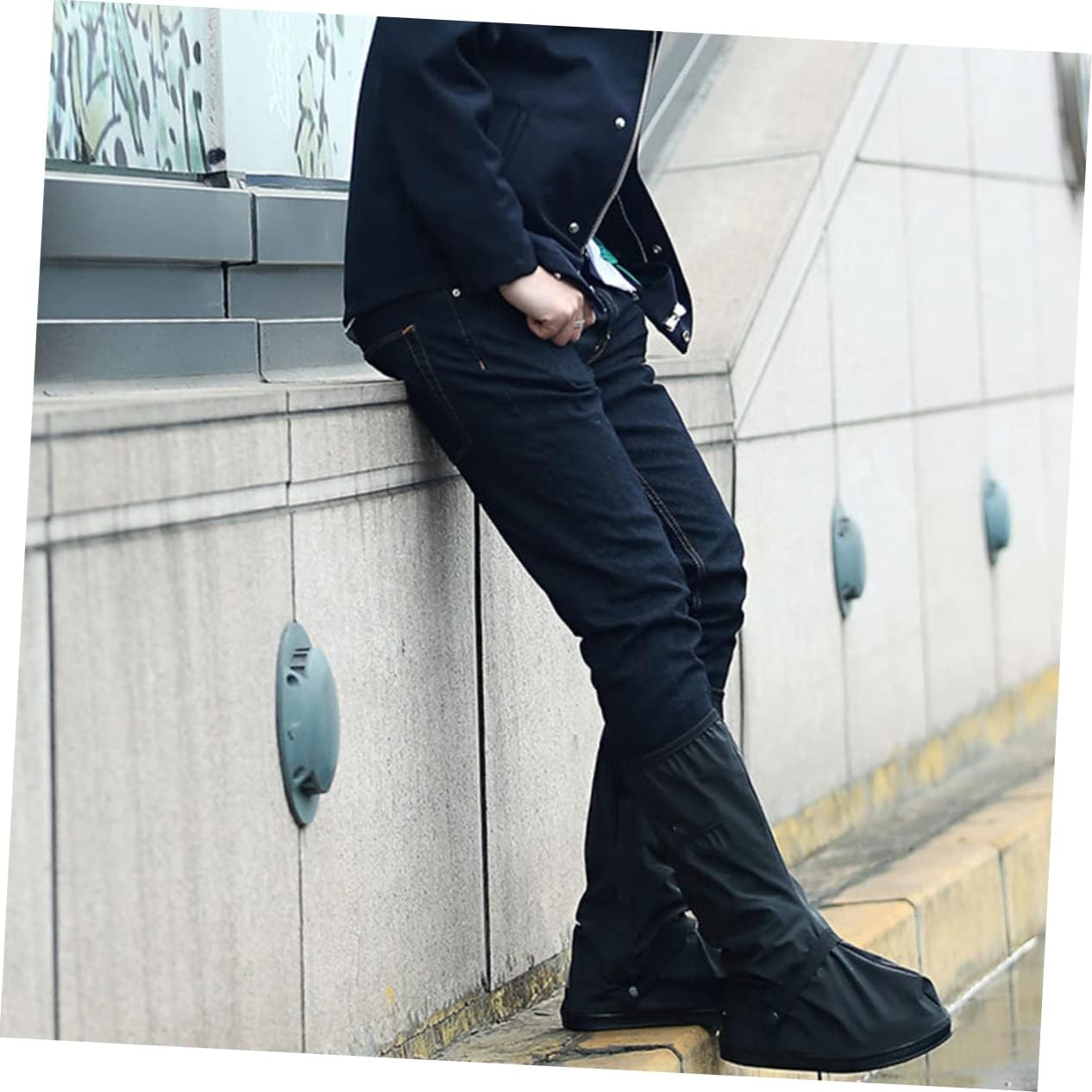 Shoe Covers for Rain Motorcycle Cycling Bike Boot Covers Rainproof Reusable Lightweight Breathable Comfortable