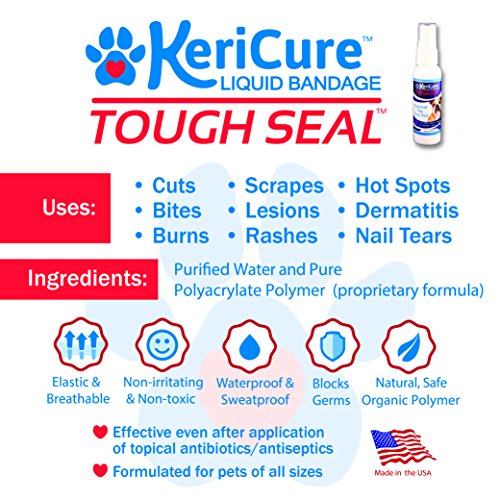 Kericure 2 Oz Tough Seal Pet Liquid Bandage #TOP2