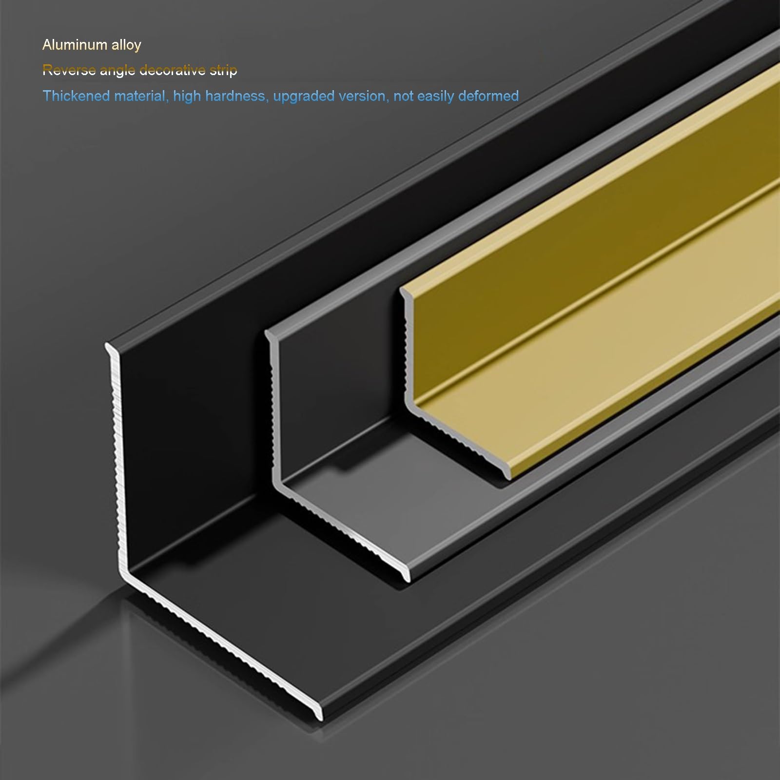 90 Cm Listwa Ścienna Ze Stopu Aluminium, 3 Sztuki Zabezpieczenia Krawędzi Do Wewnętrznych Narożników Sufitu, Solidne Osłony Narożników Ściennych O Wyraźnych Liniach(Matte Orange Gold,30x30mm)