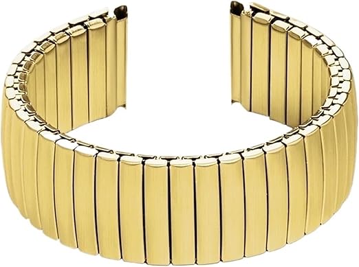 Metalen elastische horlogeband rekbare verlengband 16mm 18mm
