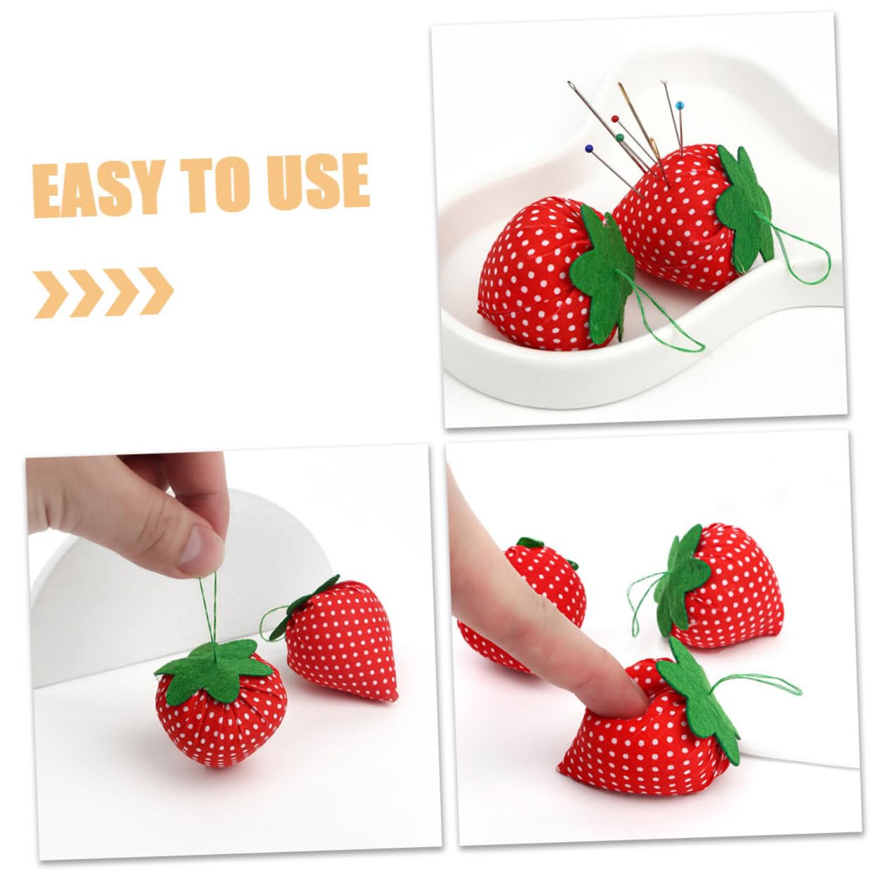 ERINGOGO Chinese Pin Cushion Sewing Pin Cushion for Household Needle Storage Wear-Resistant and Easy to Use