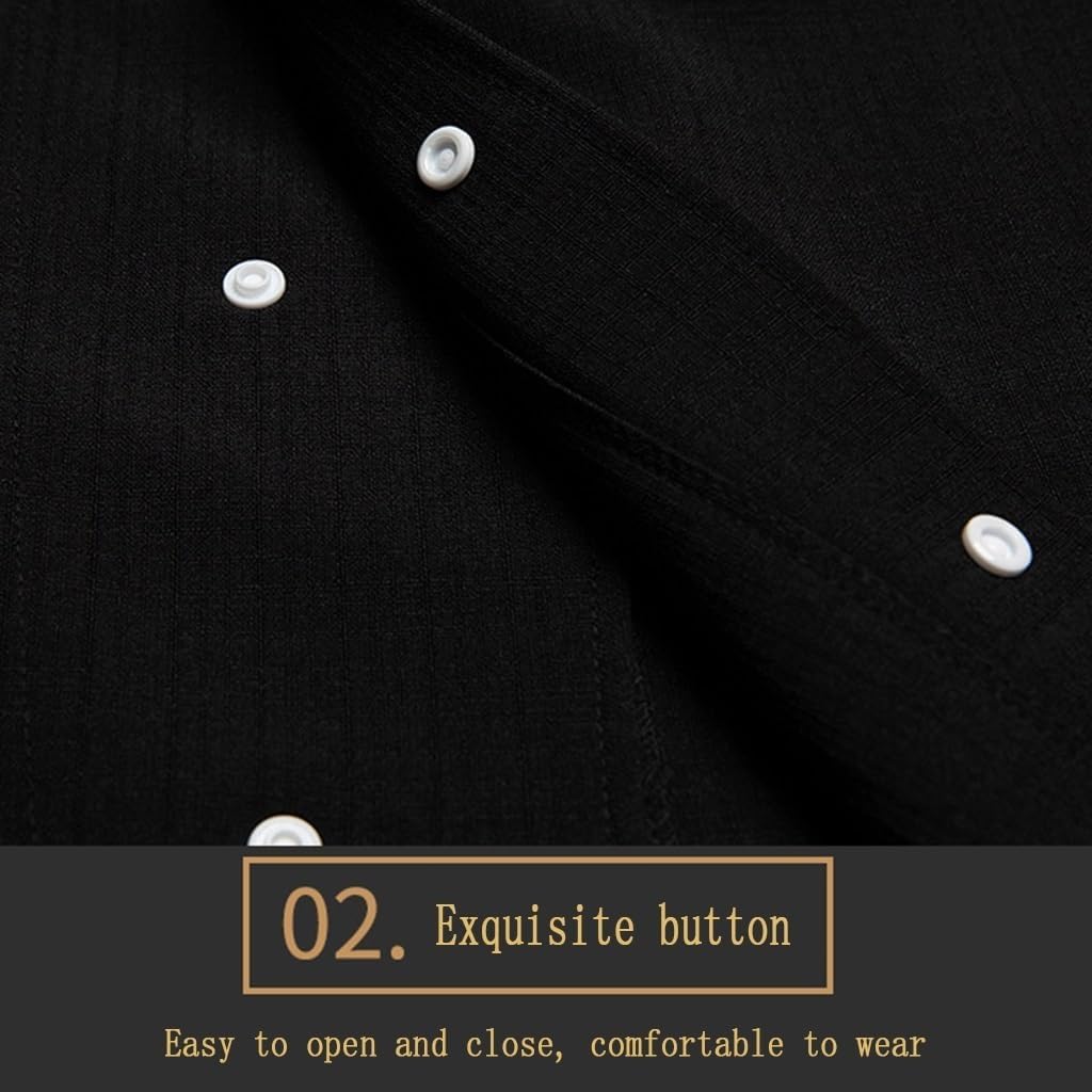 Unisex Short Sleeve Chef Coat for Men Women Kitchen Chef Uniform Breathable Apparel Restaurant Cooking Workwear