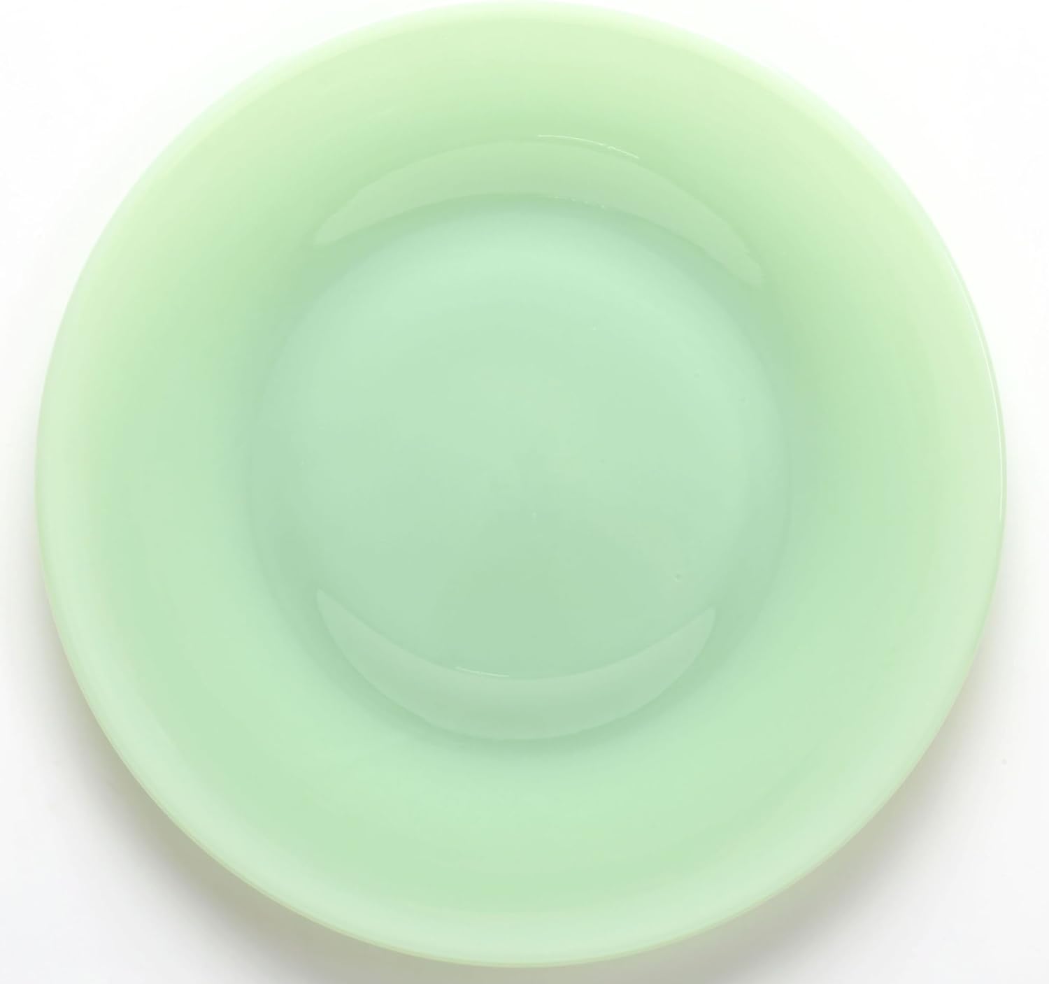 Plain & Simple Pattern - Bread/Salad/Dinner Plate - Mosser Glass (8", Jade)