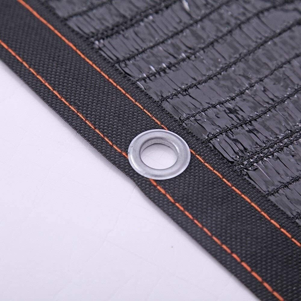 90% Nero Sun Mesh Shade Sunblock Shade Cloth UV Resistente Rete Giardino Fiore Pianta (Colore: Nero, Dimensioni: 5 × 6 M)